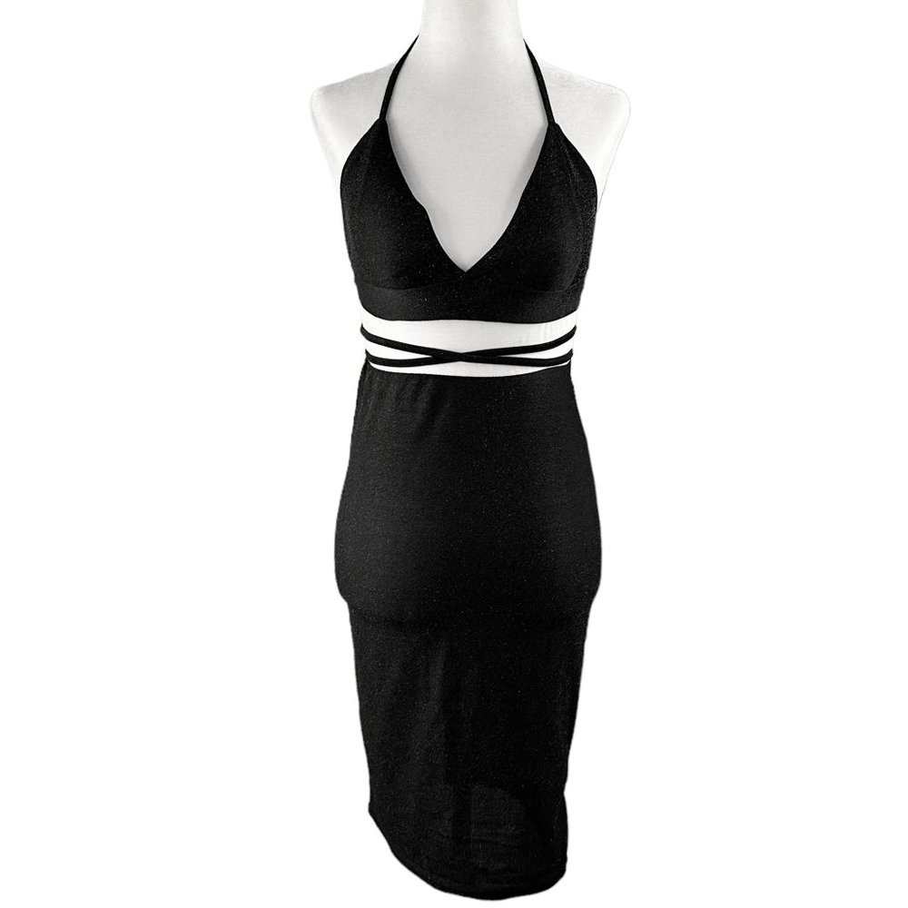 Sparkly Wrap Top & Skirt Set - S